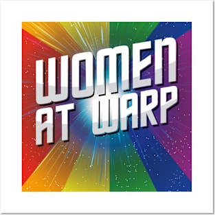 Women at Warp Pride Logo Posters and Art